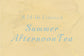 【8/14-16限定】Summer Afternoon Tea